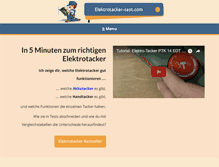 Tablet Screenshot of elektrotacker-test.com